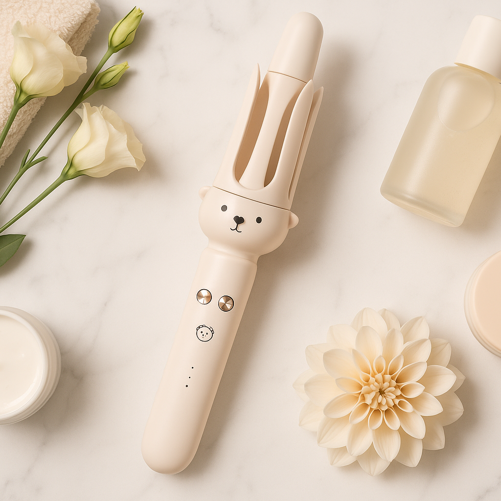 Elegant flat lay photo